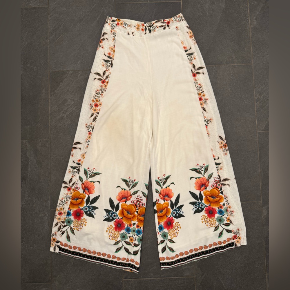 Anthropologie Farm Rio Melila Flared Trousers